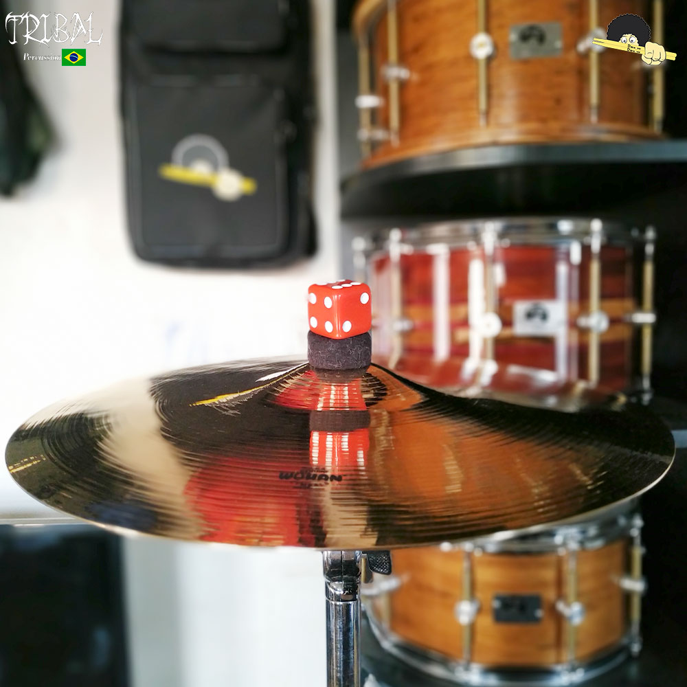 Borboleta (Bola 4) Sinuca Gorilla para Estantes de Pratos 8mm - Kit com 2  Unid. Roxo - D'Groove Acessórios