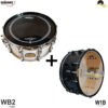 Kit de Peles Williams Target – WB2 Duplo filme Black caixa 14″ Batedeira e Resposta