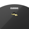Pele para Tom/Caixa 13″ – Evans Black Chrome Filme Duplo Level 360º - Image 2
