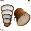 Kit de Peles Williams Density – WC1SC Filme simples coated com anel abafador 10"/12"/14"/16"/20"