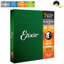 Encordoamento Elixir 045/130 14202 - Nanoweb para Contrabaixo