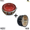 Kit de Peles Williams Target - WR2 Duplo filme RED caixa 13" Batedeira e Resposta