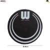 Protetor de bumbo Patch para Pedal Simples Williams WSPD-BK - Aumenta a durabilidade da pele 3x - Image 2