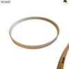 Par de Aros de madeira Noah Drums Para bumbo 18" - Acabamento natural - Image 4
