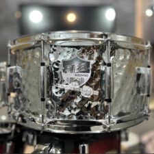 Caixa de Bateria Zowag Steel Series 14x6,5 Steel Hammered Com Timbre Brilhante e Resposta Rápida