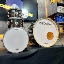 Bateria Zowag Z4 Series Brown Black Fade 10"/12"/14"/20" + 14"Cx (Shell Pack) Em BIRCH com Graves PROFUNDOS